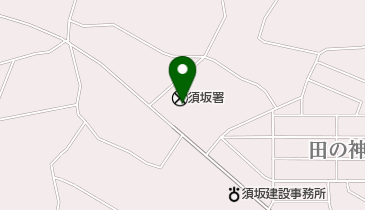 須坂警察署の地図画像