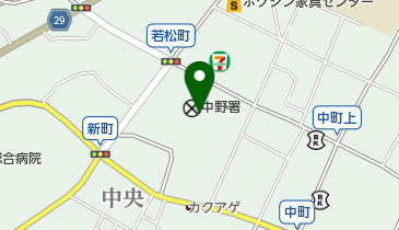 中野警察署の地図画像