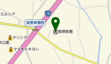 長野南警察署の地図画像