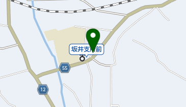 坂井簡易郵便局の地図画像