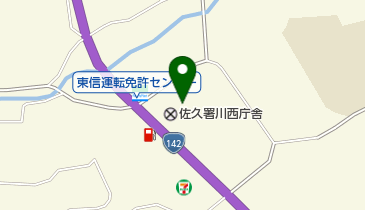 川西消防署の地図画像