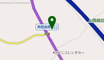 鳥居川消防署信濃町分署の地図画像