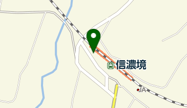 富士見消防署境分遣所の地図画像