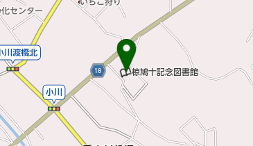 喬木村椋鳩十記念館の地図画像