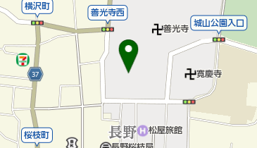 善光寺大勧進宝物館の地図画像