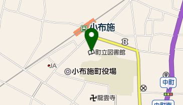 小布施町立図書館の地図画像