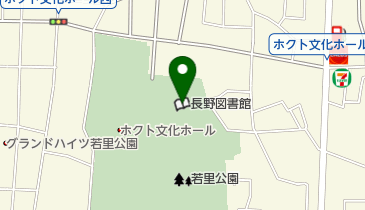 県立長野図書館の地図画像