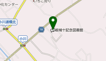 喬木村立椋鳩十記念図書館の地図画像