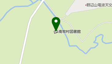 南牧村図書館の地図画像