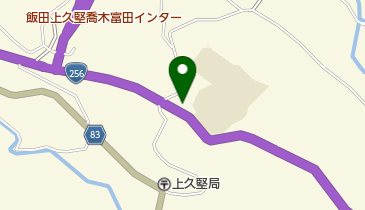 飯田市立中央図書館上久堅分館の地図画像