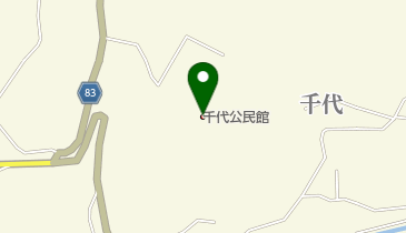 飯田市立中央図書館千代分館の地図画像