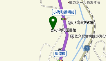 小海町図書館の地図画像
