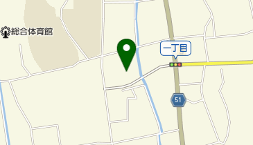 池田町図書館の地図画像