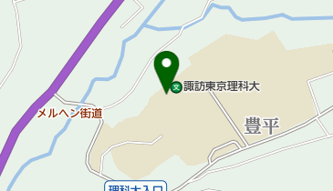 諏訪東京理科大学図書館の地図画像