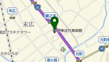 伊東近代美術館の地図画像