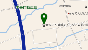 かんてんぱぱミュージアム野村陽子植物細密画館の地図画像
