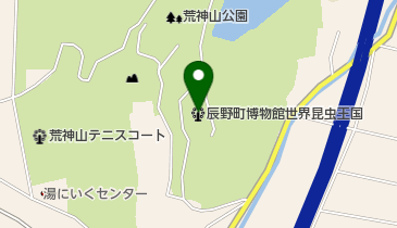 辰野町博物館世界昆虫王国の地図画像