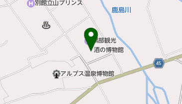 酒の博物館の地図画像