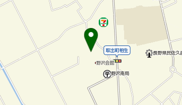 野沢会館の地図画像