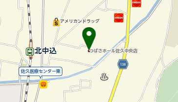 つばさホール佐久中央店の地図画像