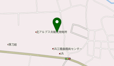JAホールおおまちの地図画像