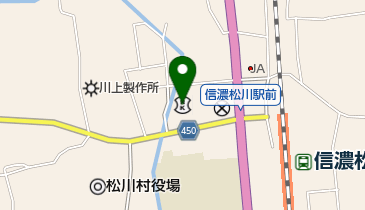 八十二長野銀行あづみ松川支店の地図画像