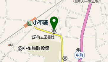 八十二銀行小布施支店の地図画像
