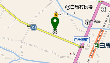 八十二銀行白馬支店の地図画像