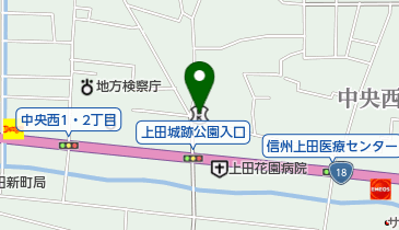 八十二長野銀行花園出張所の地図画像