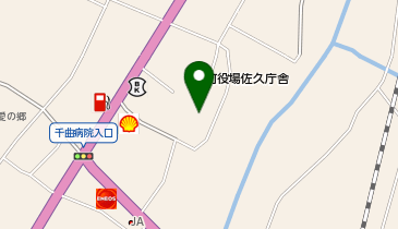 八十二銀行佐久穂支店の地図画像