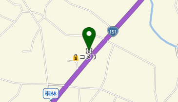 飯田信用金庫桐林支店の地図画像