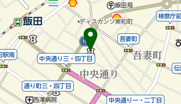 飯田信用金庫西支店の地図画像