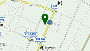 長野信用金庫中野支店の地図画像