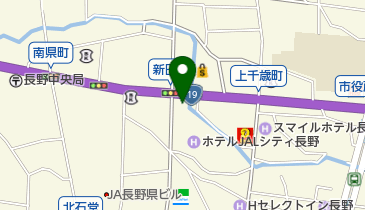 みずほ銀行長野支店の地図画像