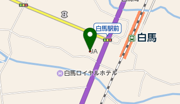 JA大北白馬支所の地図画像