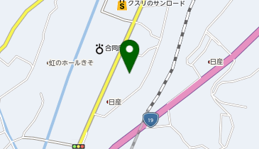 JA木曽中部支所の地図画像