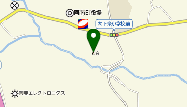 JAみなみ信州阿南支所の地図画像