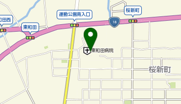 医療法人社団温心会東和田病院の地図画像
