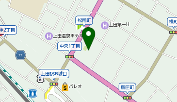 医療法人健静会上田病院の地図画像