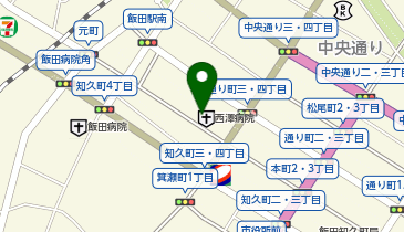 医療法人龍川会西澤病院の地図画像