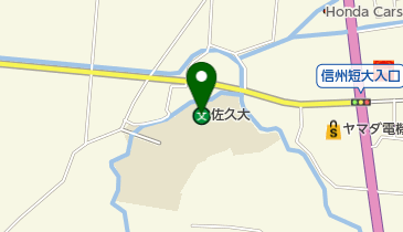 私立佐久大学の地図画像