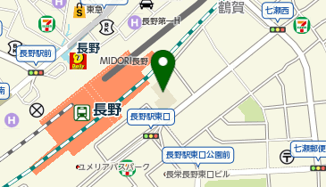 私立清泉大学長野駅東口キャンパスの地図画像