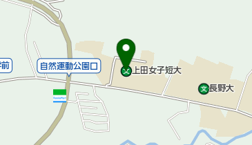 私立上田短期大学の地図画像