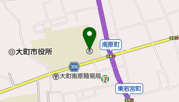 長野県大町岳陽高校の地図画像