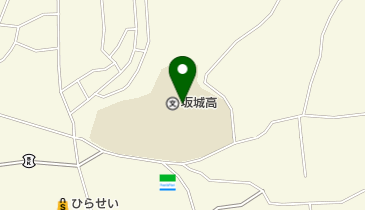 長野県坂城高校の地図画像