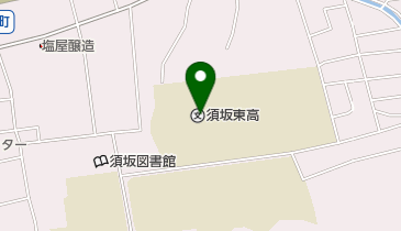 長野県須坂東高校の地図画像