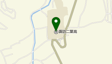 長野県諏訪二葉高校の地図画像