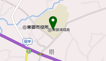 長野県東御清翔高校の地図画像
