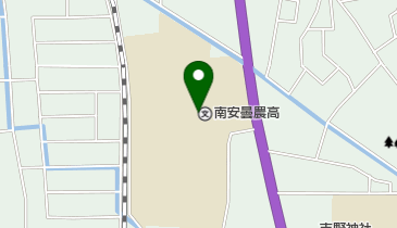 長野県南安曇農業高校の地図画像