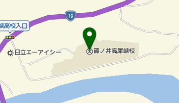 長野県篠ノ井高校犀峡校の地図画像